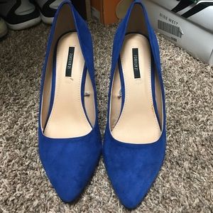 Royal blue pumps